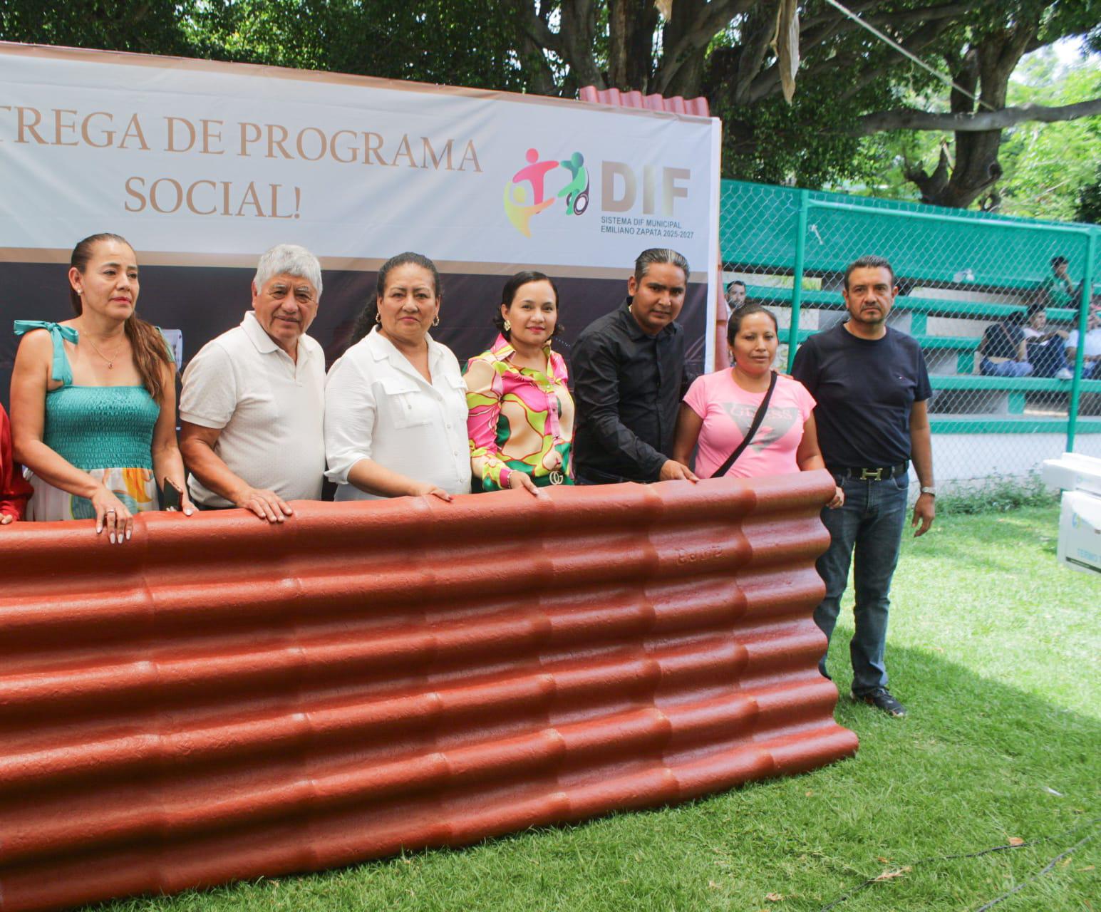 DIF EMILIANO ZAPATA ENTREGA PRODUCTOS A BAJO COSTO PARA FORTALECER 400 HOGARES DEL MUNICIPIO