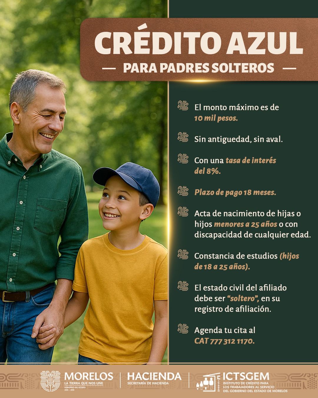APRUEBA INSTITUTO DE CRÉDITO NUEVAS OPCIONES DE APOYO PARA PADRES SOLTEROS Y JUBILADOS