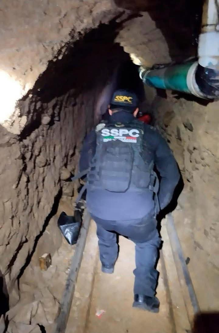 LOCALIZAN TÚNEL DE 600 METROS ENTRE TIJUANA Y ESTADOS UNIDOS; ERA USADO PARA EL TRÁFICO DE DROGAS