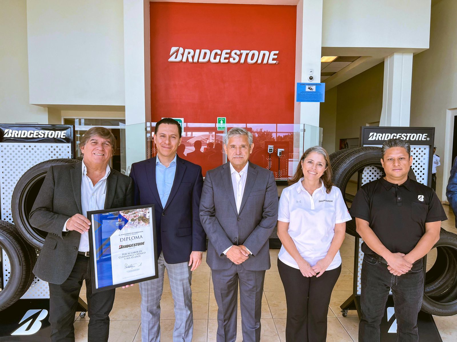 CUERNAVACA CELEBRA 45 AÑOS DE BRIDGESTONE Y SU IMPULSO AL DESARROLLO LOCAL