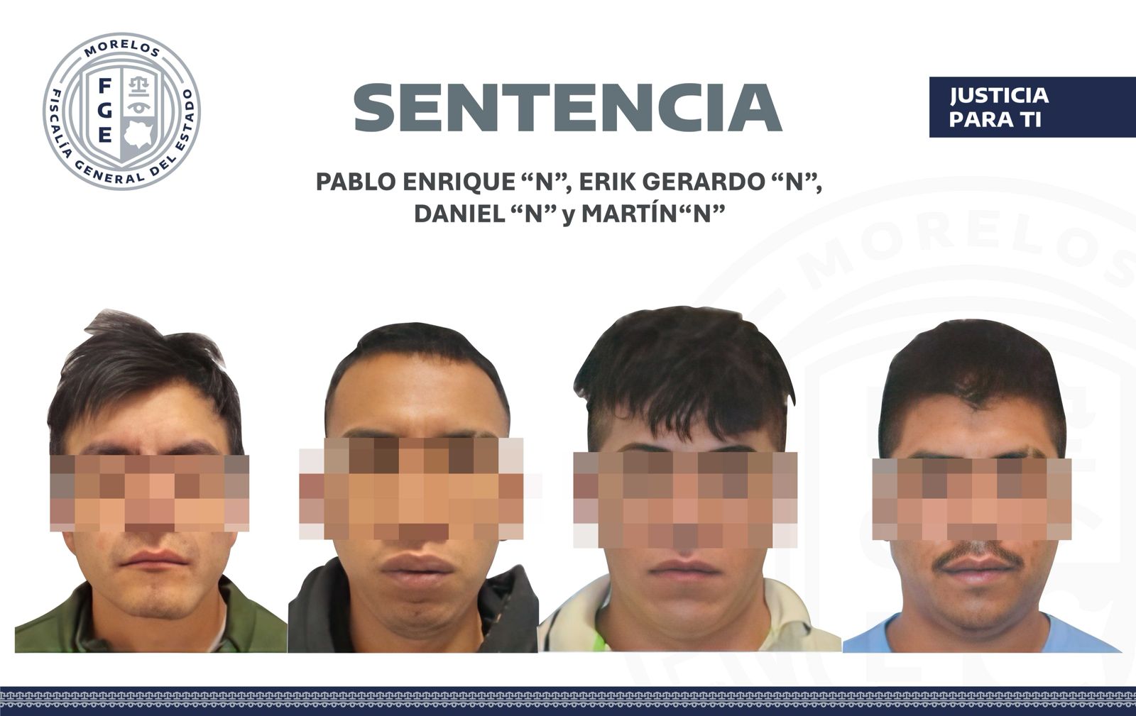 CÉLULA DE SECUESTRADORES RECIBE SENTENCIA TOTAL DE 200 AÑOS DE PRISIÓN EN COATLÁN DEL RÍO