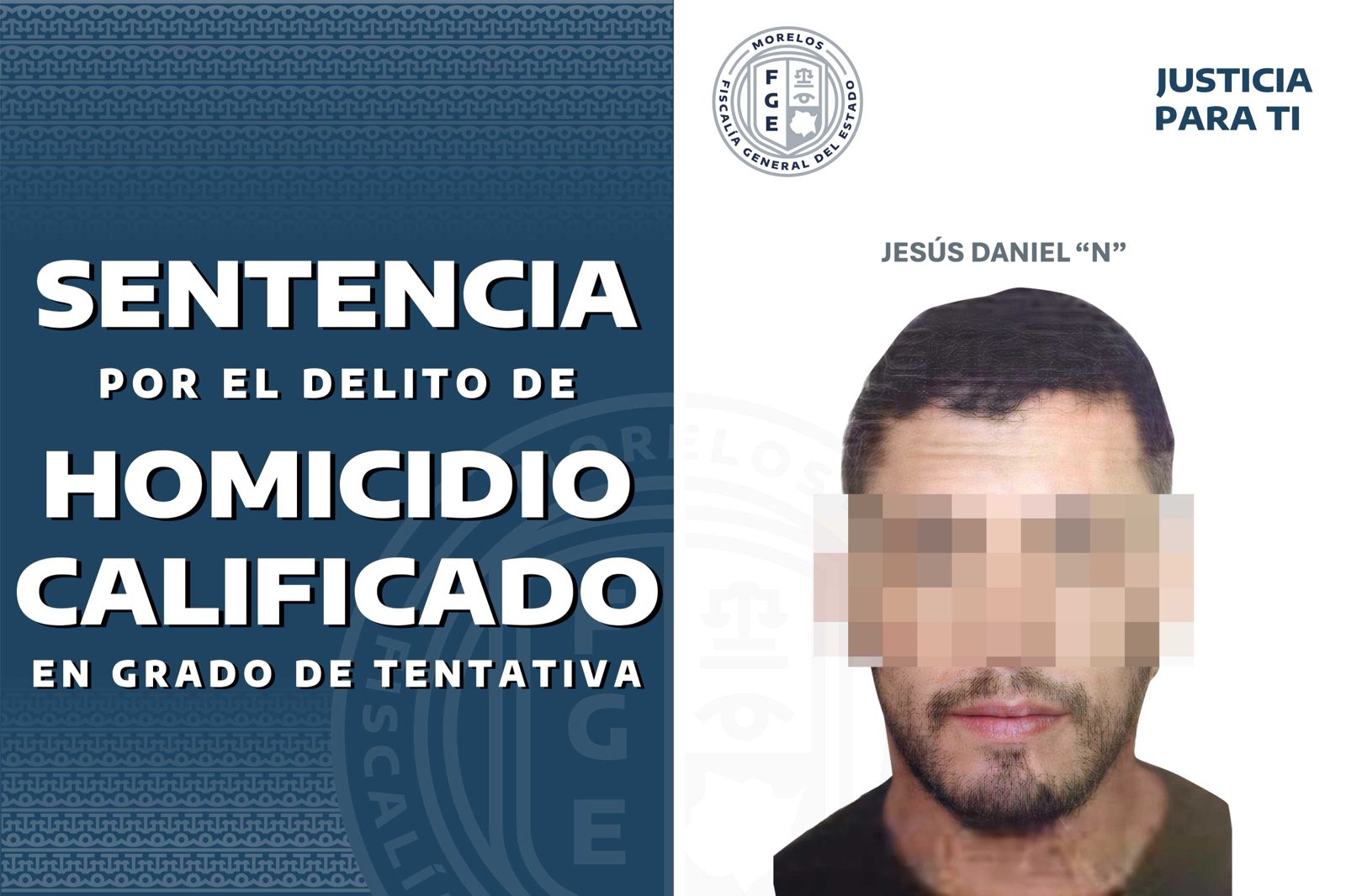 MORELOS: MÁS DE 36 AÑOS DE PRISIÓN PARA HOMBRE QUE DISPARÓ CONTRA POLICÍA EN AMACUZAC
