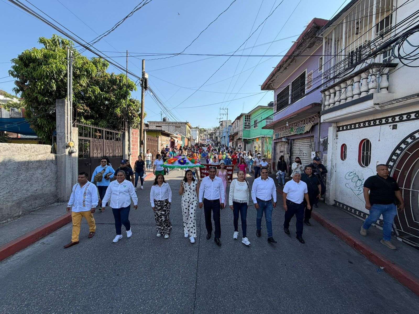 CARAVANA DE PRIMAVERA POR LA PAZ RECORRE EMILIANO ZAPATA CON PARTICIPACIÓN DE ESCUELAS Y AUTORIDADES