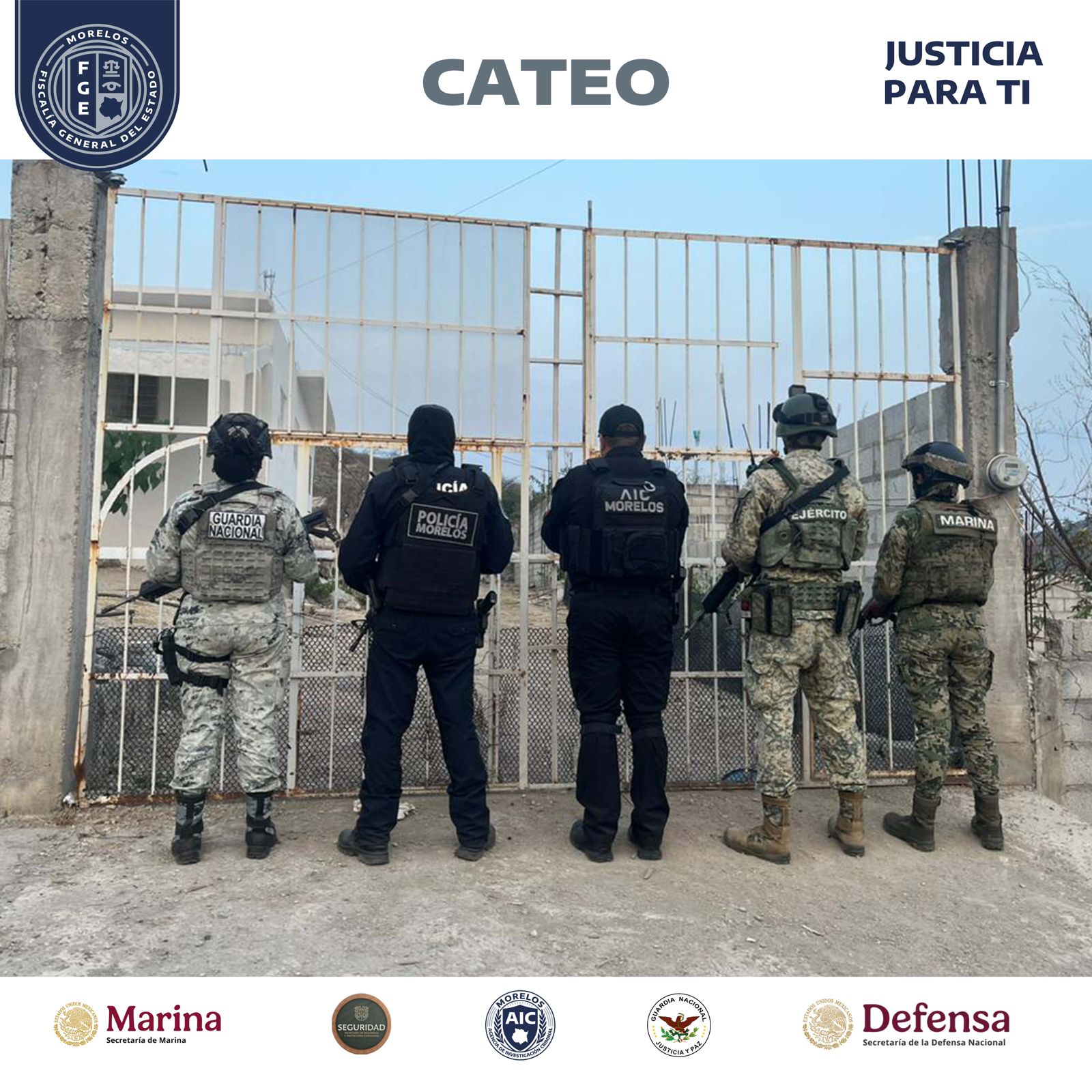 CATEAN CASA EN AYALA, MORELOS; ASEGURAN DROGA