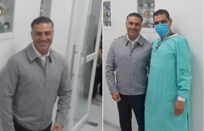 VISITA DE OMAR GARCÍA HARFUCH A POLICÍAS HERIDOS TRAS OPERATIVO EN MORELOS