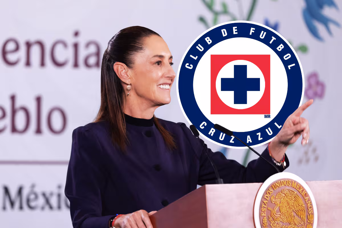 Felicita Claudia Sheinbaum a Cruz Azul tras conquistar su décimo título de Liga MX