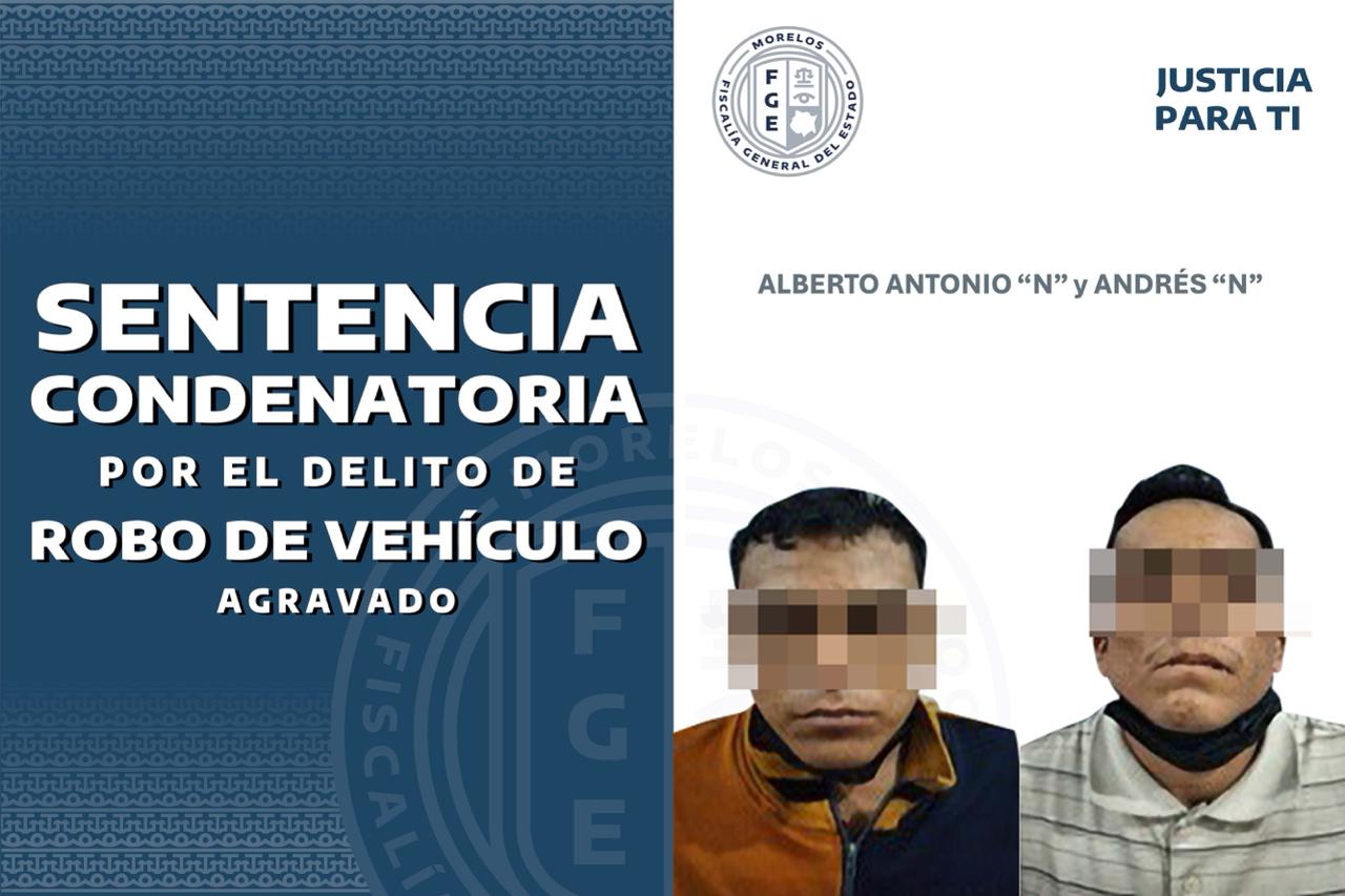 CONDENAN A MÁS DE 22 AÑOS DE PRISIÓN A DOS HOMBRES POR ROBO DE TAXI EN XOXOCOTLA