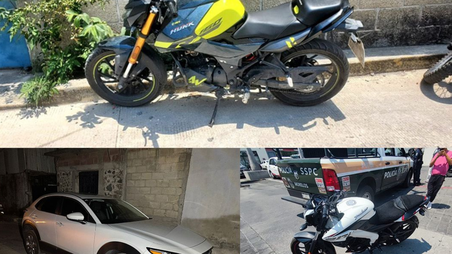 Asegura Jiutepec vehículos robados en distintos operativos