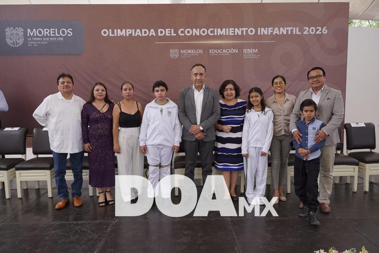 Premian Gobierno de Morelos y BBVA a 13 estudiantes por la Olimpiada del Conocimiento 2026